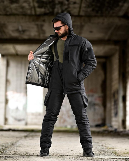 Зимовий тактичний костюм NORTHERN чорний ТР6571 Одеса - фото 11