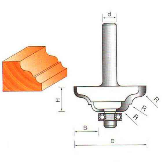 Фреза ГЛОБУС 2011 R6 крайкова калевкова Коломия