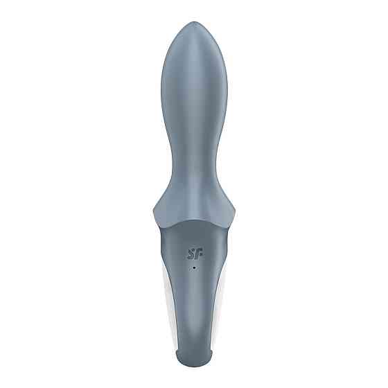 Анальний надувний вібратор Satisfyer Air Pump Booty 1, гнучкий стовбур Sex Aura Київ