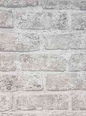 Шовілові на флізеліні Grandeco Anastasia метрові під цеглу структурні сірі білі Київ