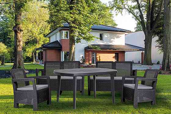 Стіл для саду пластиковий Keter Elise, сірий Київ