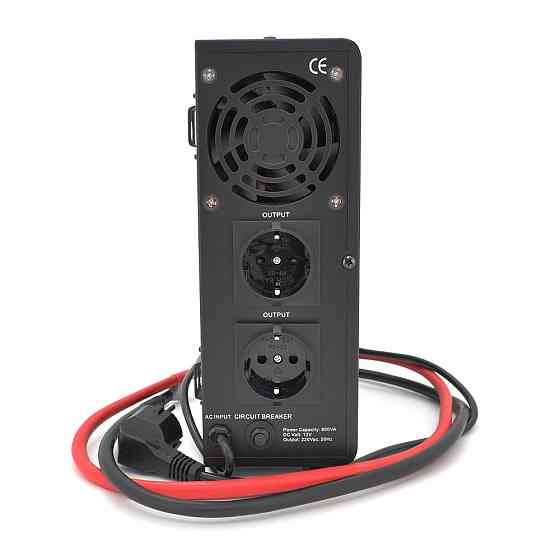 ДБЖ з правильною синусоїдою Europower EPWM-MPS-800/12 (500 Вт) 3/5/10/15А, під зовнішню АКБ 12В (AGM/GEL/LFP), кріплення на стіну, Київ