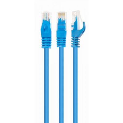 Патч-корд 1.5м UTP cat 6 CCA blue Cablexpert (PP6U-1.5M/B) Винница - изображение 1