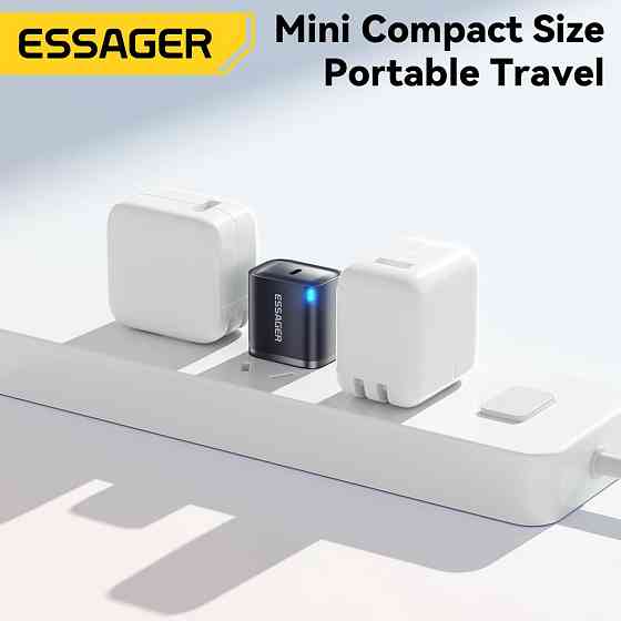 Сетевое зарядное устройство Essager ES-CD52 30W Type-C PD — быстрая зарядка смартфонов и планшетов Николаев
