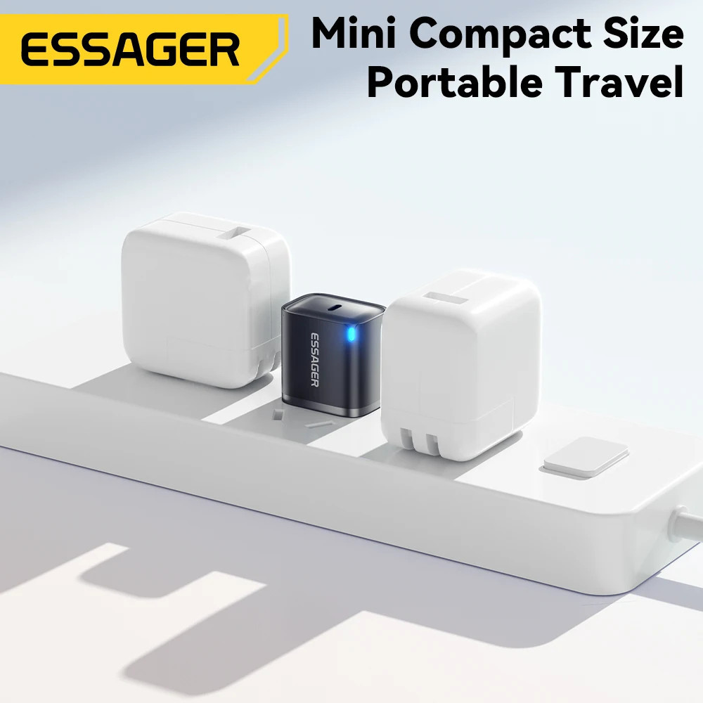 Сетевое зарядное устройство Essager ES-CD52 30W Type-C PD — быстрая зарядка смартфонов и планшетов Николаев - изображение 6