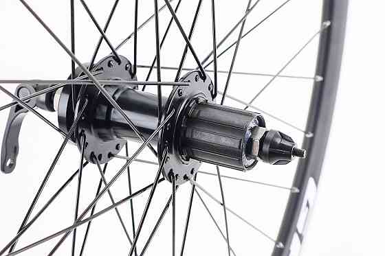 Колесо 29" заднє V/Disk-brake, обід "крапля" та втулка 14Gx36H алюмінієві SHUNFENG, під касету 8-9зв, кріпл. ексцентрик, "GRAVITY& Бершадь