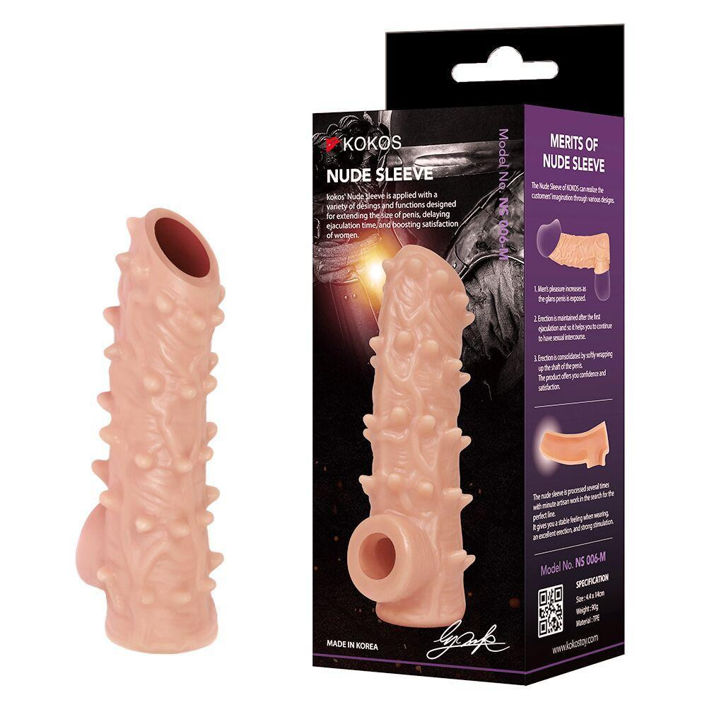 Насадка на член Kokos Nude Sleeve NS 006 M Sex Aura Киев - изображение 2