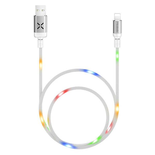 Кабель Lightning McDodo X Series Voice Control с аудио синхронизацией CA584 (Белый, 1м) Николаев - изображение 1