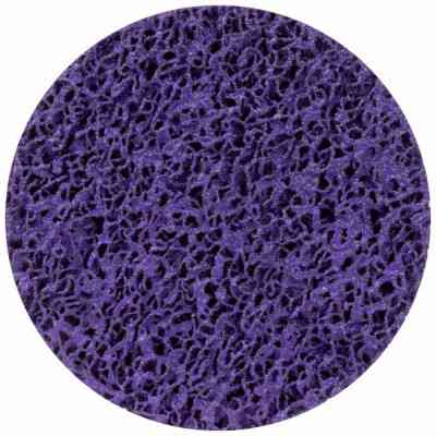 Круг зачистний Sigma з нетканого абразиву (корал) 125мм на липучці фіолетовий твердий (9176161) Вінниця