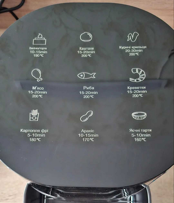 НЕМЕЦКА Аерофритюрниця (аеро гриль) без олії 3500 Вт Zepline ZP-142 8 л. Київ - фото 2