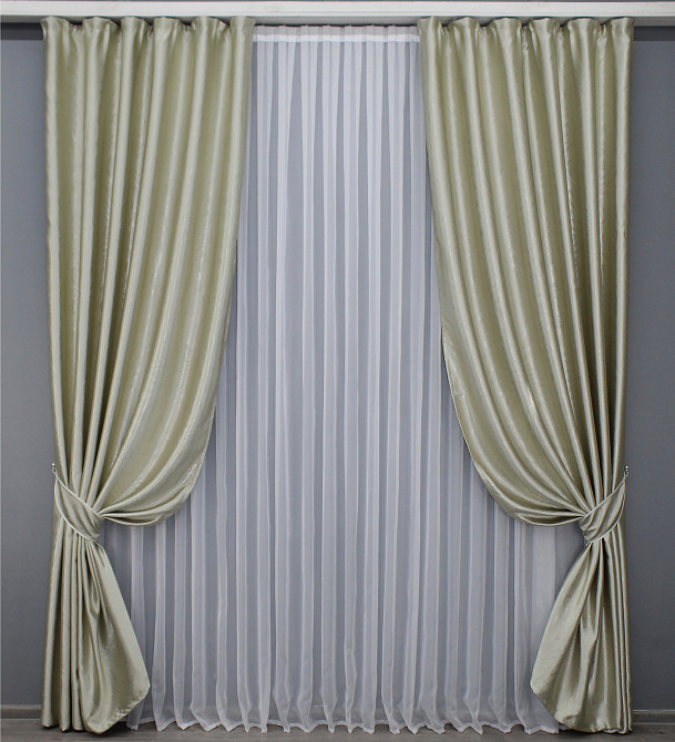 Шторная ткань софт цвет шампань 1433ш Киев - изображение 4