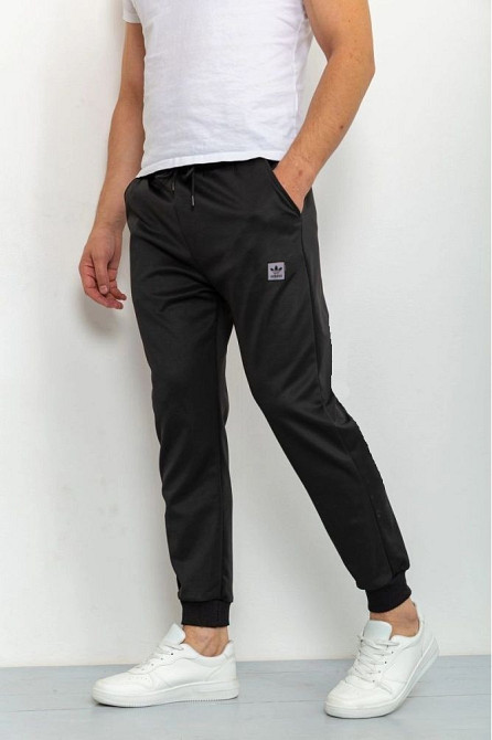 Мужские батальные штаны Adidas ,манжет ,ткань лакоста. Киев - изображение 2