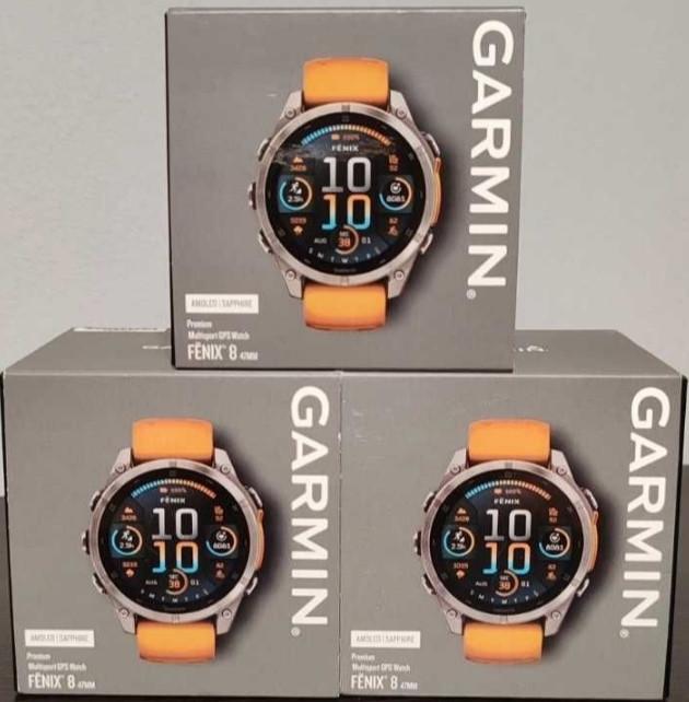 Смарт -Часы Garmin Fenix 8 47mm. AMOLED Sapphire Tit. Spark Orange Graph. Киев - изображение 8