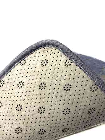 Килимок для ванної кімнати та душу ковзний Bathlux 40х60 см з мармуровим візерунком, Сірий Кам'янець-Подільський