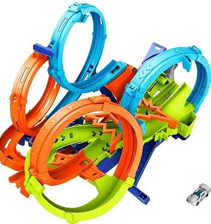 Трек Хот Вилс Невероятные Веражи и Петли Hot Wheels HXT06. Харьков