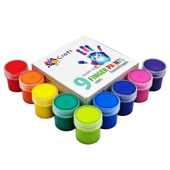 Набор пальчиковых красок 5024-AC 9 цветов по 20 мл Винница