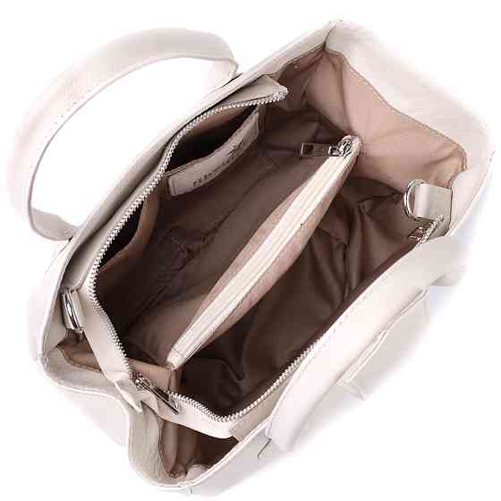 Ділова жіноча сумка з двома ручками з натуральної шкіри (SHVIGEL) Київ