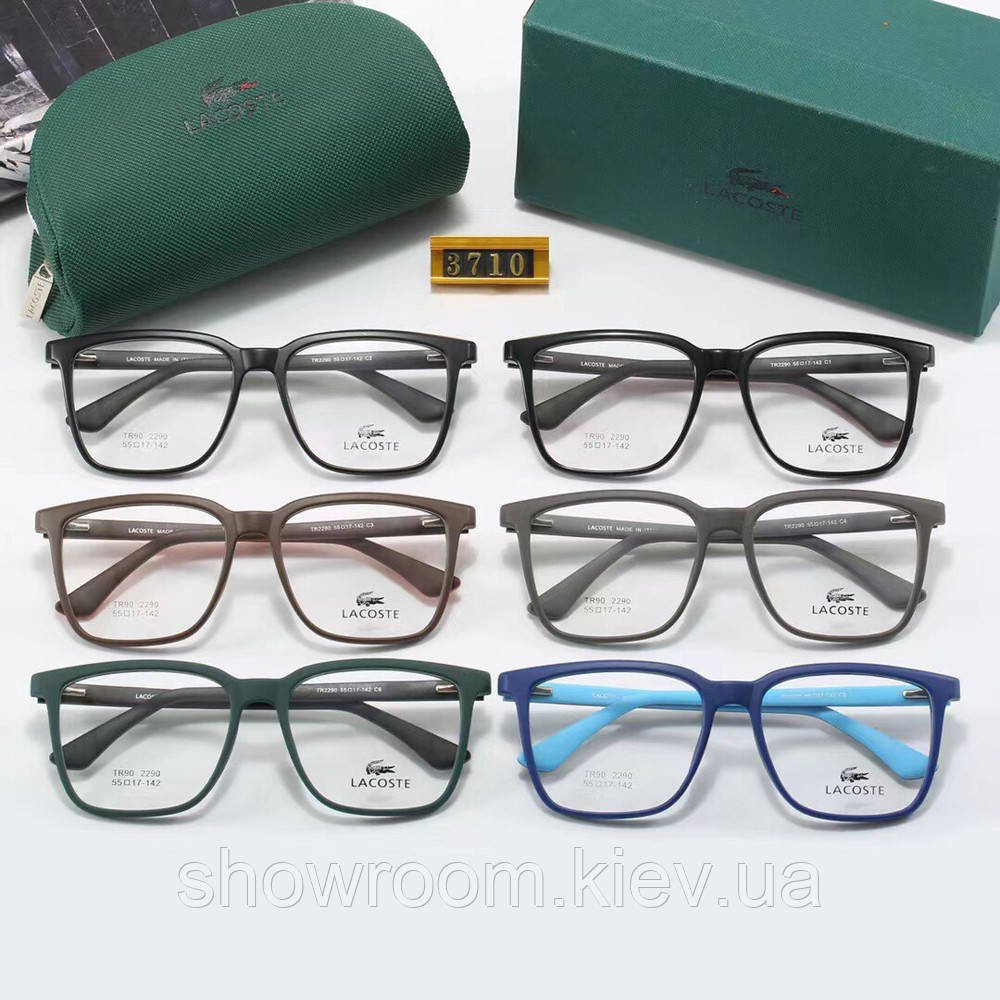 Мужская брендовая оправа Lacoste (2290) brown Киев - изображение 2