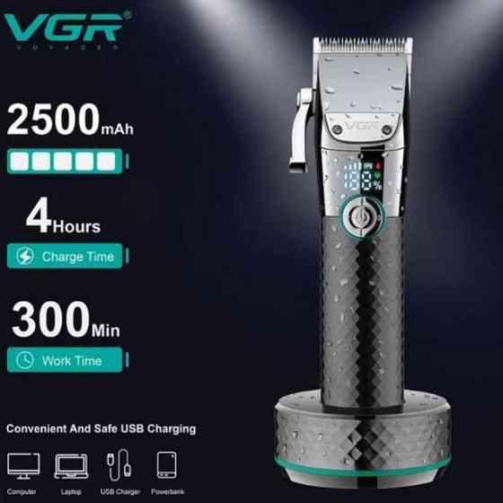 Професійна окантовочна машинка для стрижки волосся VGR V-682, Бездротовий тример для стрижки та гоління LD-62 Київ