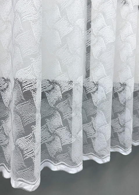 Тюль жакард VR-Textil № 1777т Арка на кухню колір білий 250х155 см (53-0273) Київ - фото 6