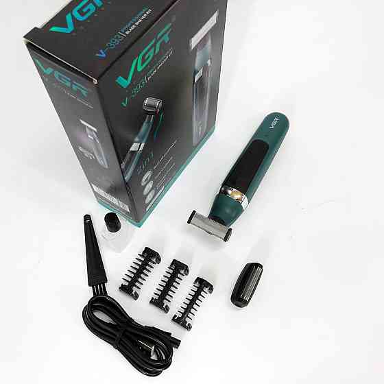 Електробритва з бритвеною насадкою VGR V-393, Електробритва для сухого гоління, Професійна елетробритва FQ-80 Львів