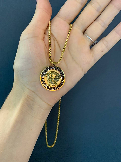 Підвіска Versace в лимонному золоті Одеса - фото 3