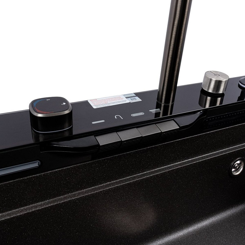 VALESO Кухонна мийка гранітна 7546 EVANORA матова (моріон) VALESO Коломия - фото 7