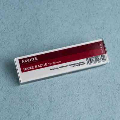 Бейдж Axent акриловий на магніті 4514 (75х20 мм) (4514-A) Вінниця