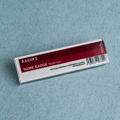 Бейдж Axent акриловий на магніті 4514 (75х20 мм) (4514-A) Вінниця - фото 2