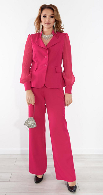 Красивый брючный костюм плиссе (50) Киев - изображение 2