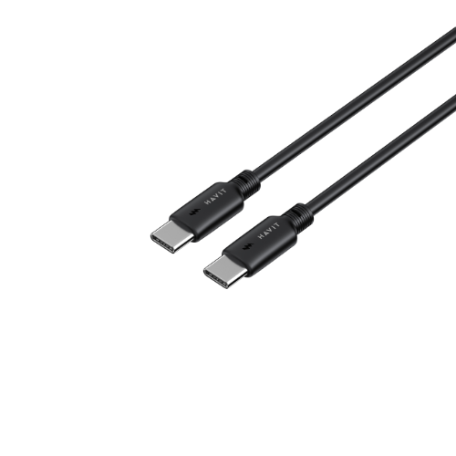 Кабель USB PD Type-C/Type-C Havit HV-CB303C 3,0A 60W 1м чорний Житомир - фото 4