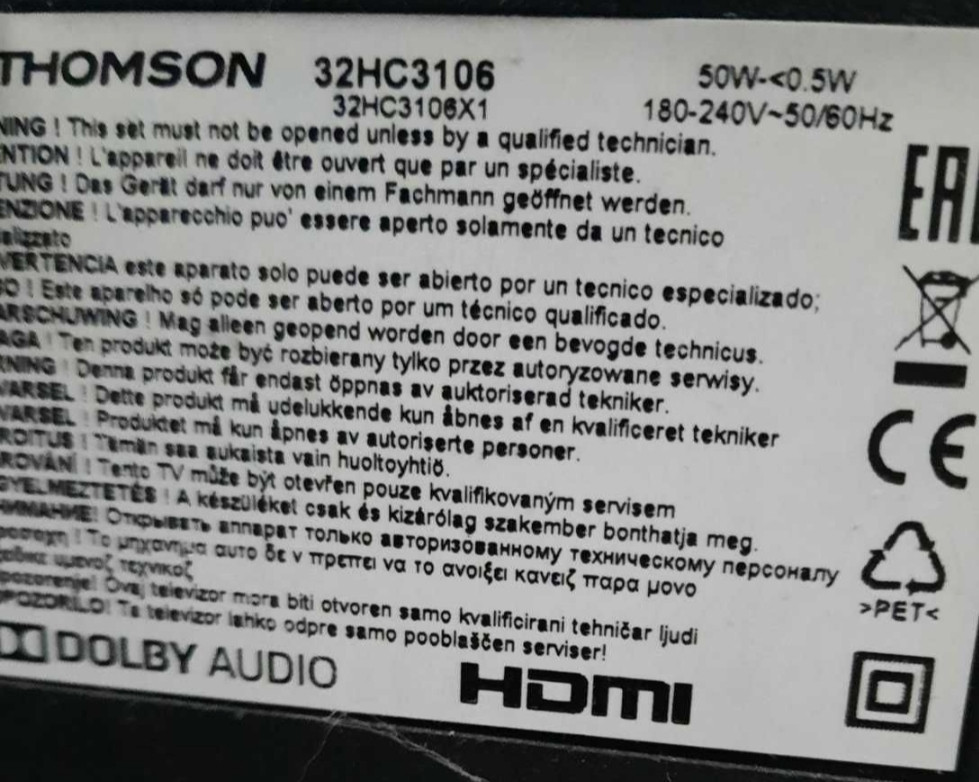 Телевизор THOMSON 32HC3106 Киев - изображение 2