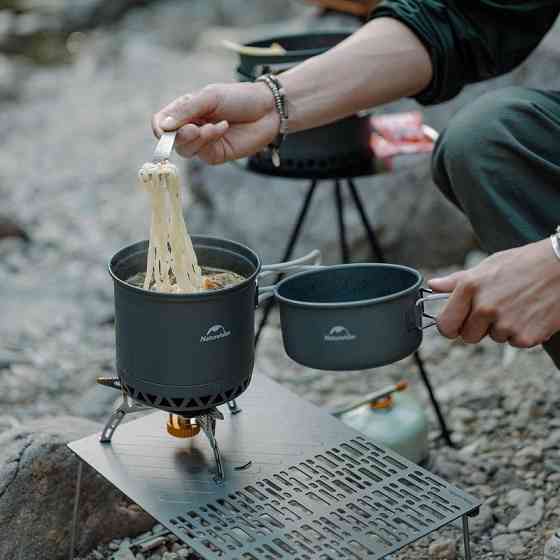 Набор посуды для кемпинга 2 ед. Naturehike CNK2300CJ0002, 1,8 л, алюминий Киев