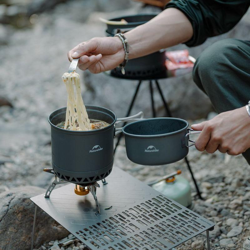 Набор посуды для кемпинга 2 ед. Naturehike CNK2300CJ0002, 1,8 л, алюминий Киев - изображение 4