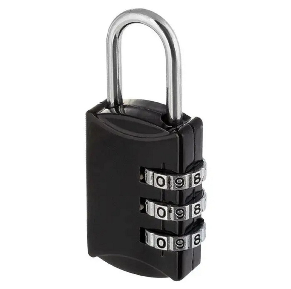 Замок навесной 23 мм с кодом черный Киев - изображение 1