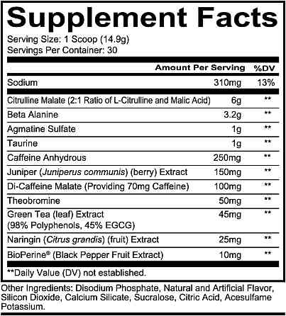 Предтренировочный комплекс Redcon1 Total War PREWORKOUT 444 г, Watermelon Луцк