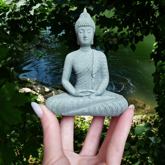Фігурка Будда Татхагата 11.5 х 7.8 см для флораріуму, саду, будинку, зони медитації, дзен Одеса
