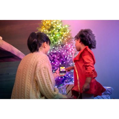 Гірлянда Twinkly Smart LED Strings USB 200 Star-shaped RGB LEDs, Green Wire, USB-C 12м (TWKS200RGB-G) Вінниця - фото 4