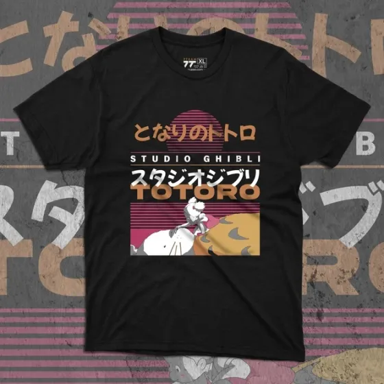 Футболка для подростка мальчика с принтом Тоторо 4 Размер 160 Anime10985 Днепр