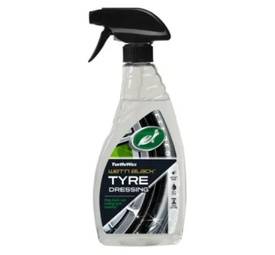 Очисник підфарбовуючий для кузова та шин TurtleWax Wet N Black 500 мл Ковель