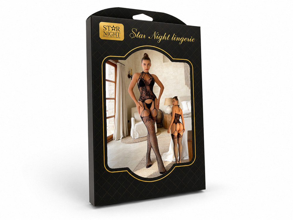 Бодистокинг сетка Star Night, черный, OS (S–L) Sex Aura Киев - изображение 6