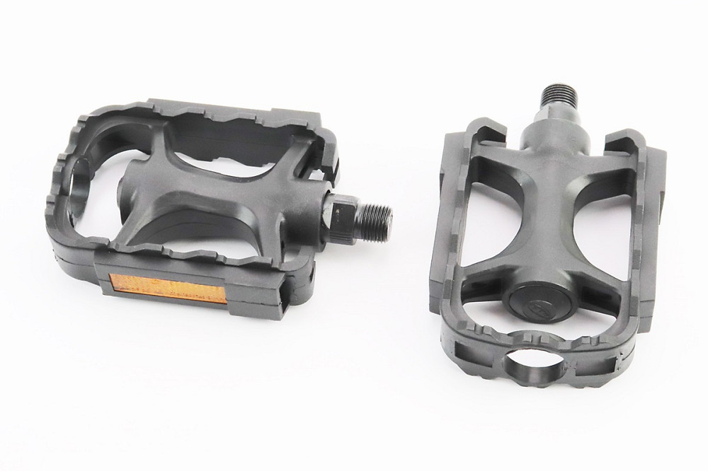 Педалі MTB 9/16" (110x77x26mm) пластикові, чорні NW-223 Київ - фото 1