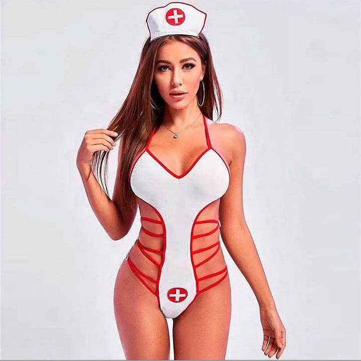 Ролевой костюм медсестры - S/M - Белый – Ролевые костюмы Винница - изображение 1