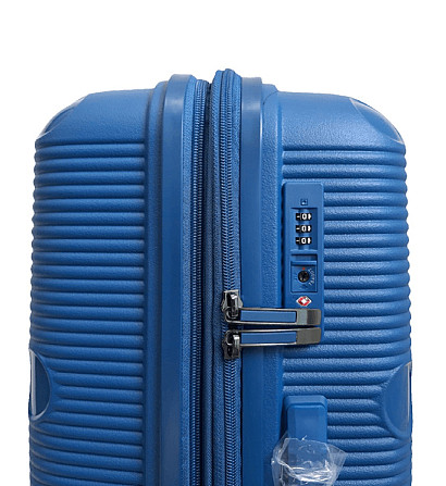 Валіза пластикова AIRTEX 246 середня синя Київ - фото 4