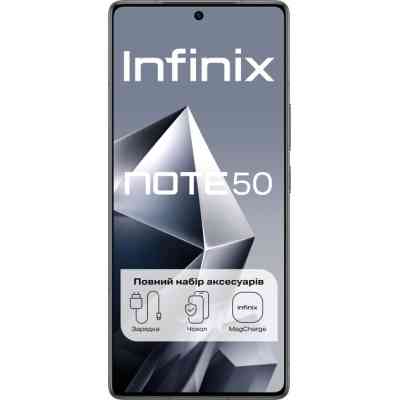 Мобільний телефон Infinix Note 50 8/256Gb Shadow Black (4894947066412) Вінниця