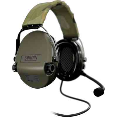 Наушники для стрельбы Sordin Supreme MIL CC з верхнім тримачем (75332-06-S) Винница