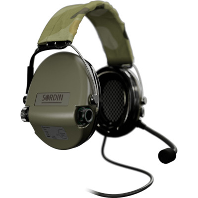 Наушники для стрельбы Sordin Supreme MIL CC з верхнім тримачем (75332-06-S) Винница - изображение 3