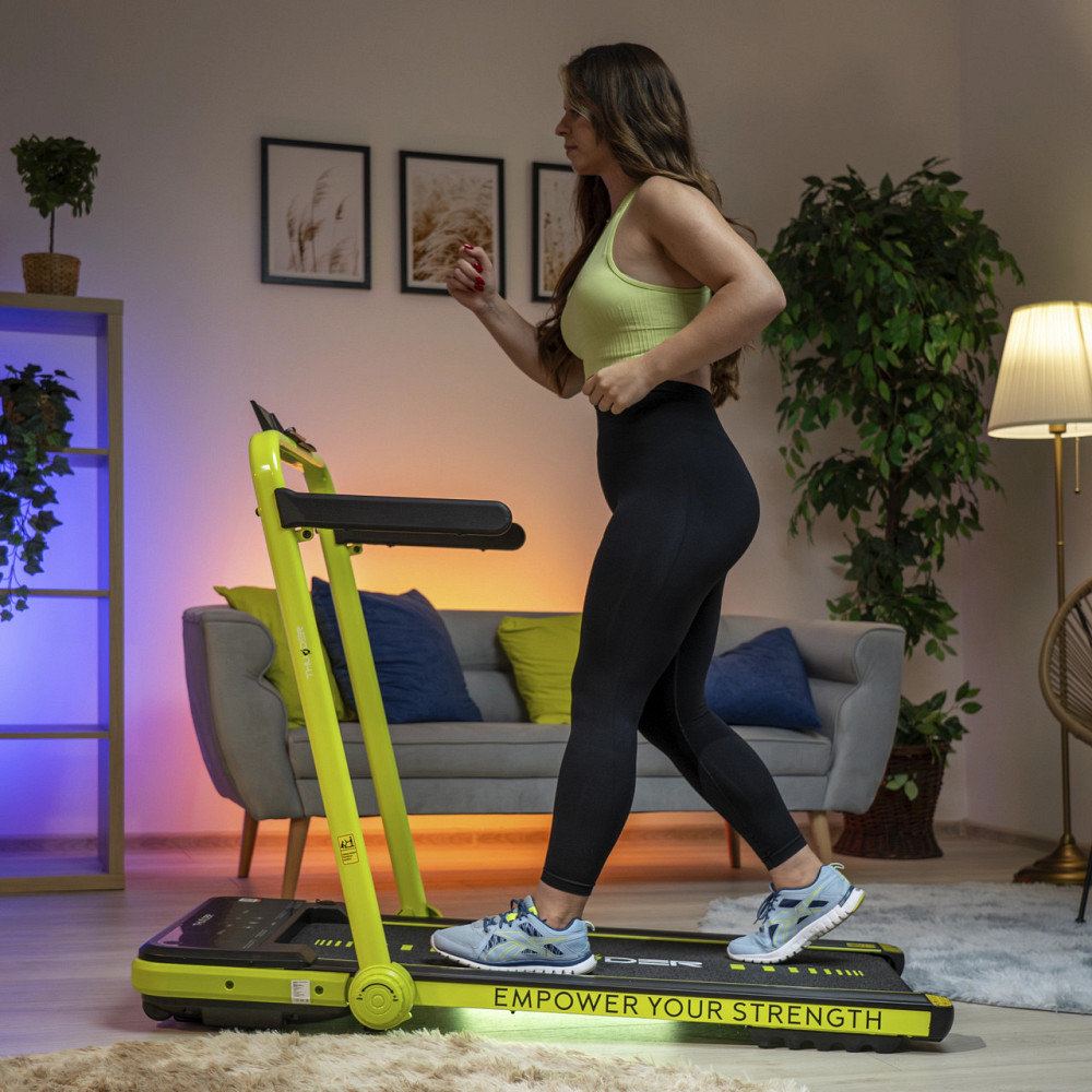 Беговая дорожка электрическая THUNDER IMPACT-LIME Киев - изображение 8