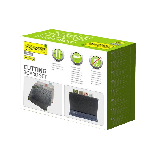 Набір дошок кухонних (4 дошки + підставка) пластик MR-1787TG Maestro Житомир - фото 6