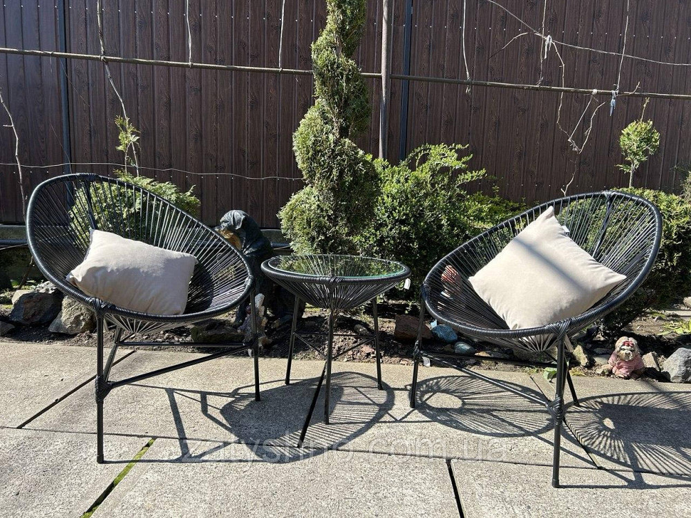 Меблі плетені з ротанга балконні Київ - фото 5